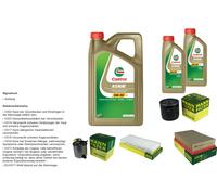 Mann Controllo Set 7L castrol edge 5W-30 C3 per Mozzo Nissan NP300