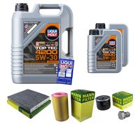 MANN Controllo Set 7L LIQUI MOLY 5W-30 Per Fiat Ducato Kasten 120 Multijet