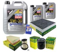 MANN Controllo Set 7L Liqui Moly 5W-30 per Ford S-Max 1.8 TDCi Galaxy