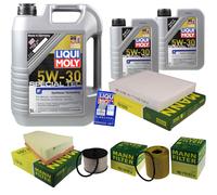 MANN Controllo Set 7L Liqui Moly 5W-30 per Ford S-Max 2.0 TDCi Galaxy