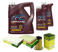 MANN Controllo Set 7L MANNOL Ceramic 5W-30 Per Opel Astra H Caravan 1.6 1.4