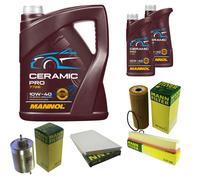 MANN Controllo set 7L MANNOL Ceramic per 10W-40 per Mercedes Benz Classe C