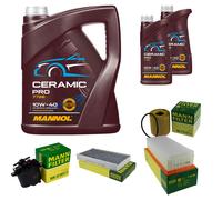 MANN Controllo Set 7L MANNOL Ceramic Pro 10W-40 Per Citroën C5 II Break RE_