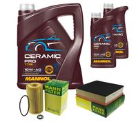 MANN Controllo Set 7L MANNOL Ceramic Pro 10W-40 Per Mercedes-Benz Sprinter