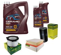 MANN Controllo Set 7L MANNOL Ceramic Pro 10W-40 Per VW Transporter IV Bus