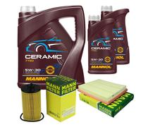 Mann Controllo Set 7L mannol Ceramica 5W-30 per Opel Astra H Caravan 1.6 1.4