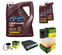 Mann Controllo Set 7L mannol Ceramica di Asta Pro 10W-40 per Citroën Berlingo