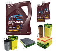 MANN Controllo set 7L MANNOL Ceramica per 10W-40 per VW Passat Variant 3B 6