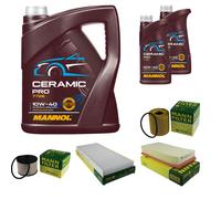 Mann Controllo Set 7L mannol Ceramica Pro 10W-40 per Lancia Phedra 179