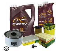 MANN Controllo Set 7L MANNOL Energy 5W-30 per Land Rover Range 2.7 D 4x4