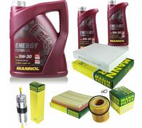 MANN Controllo Set 7L MANNOL Energy Combi LL 5W-30 Per BMW 4 Cabriolet 435I
