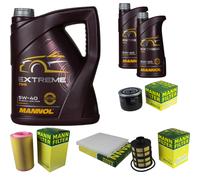MANN Controllo Set 7L MANNOL Extreme 5W-40 Per Fiat Ducato Kasten 120