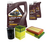 Mann Controllo Set 7L mannol Longlife 504/507 5W-30 per BMW Serie 3er