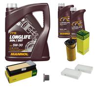 MANN Controllo Set 7L MANNOL LONGLIFE 504/507 5W-30 Per BMW X3 xDrive30d X4