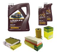 MANN Controllo set 7L MANNOL Longlife 504/507 5W-30 per VW Passat Variant