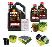 MANN Controllo set 7L MOTUL 8100 X-CLEAN EFE 5W-30 per Mercedes classe G