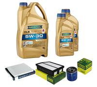 Mann Controllo Set 7L Ravenol Hls 5W-30 per Kia Sportage 2.0 GDI