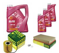 MANN Controllo Set 8 L MANNOL Elite 5W-40 Per Volvo S80 I TS XY 2.4 2.0 T