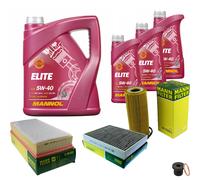 Mann Controllo Set 8 L mannol Elite 5W-40 per VW Touareg 7P5 3.0 V6 TSI