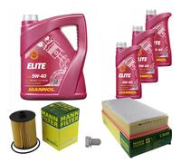Mann Controllo Set 8 L mannol Elite 5W-40 per VW Touareg 7P5 3.6 V6