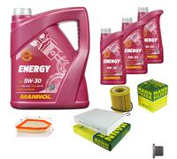 Mann Controllo Set 8 L mannol Energia 5W-30 per BMW 4 Coupé Concorso