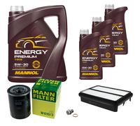MANN Controllo Set 8 L MANNOL Energy Premium 5W-30 Per Mitsubishi Outlander