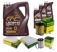 MANN Controllo Set 8 L MANNOL Legend Formula C5 0W-20 Per Volvo XC60 D4 D3