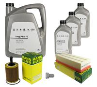 MANN Controllo Set 8 L Olio Motore VW 0W-30 LONGLIFE III FE Per Seat Altea 2.0