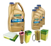 MANN Controllo Set 8 L RAVENOL SSL 0W-40 per Mercedes E-Klasse W211 S211