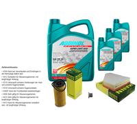 MANN Controllo set 8L ADDINOL 0540 SUPER LUCE 5W-40 per BMW 3 Serie E90