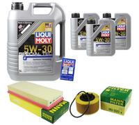 MANN Controllo Set 8L Liqui Moly 5W-30 per Ford Mondeo Turnier 2.0