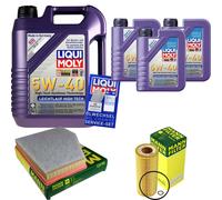 MANN Controllo Set 8L Liqui Moly 5W-40 per BMW 5er Touring E61 535d E60