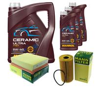 MANN Controllo Set 8L MANNOL Ceramic 5W-40 Per Renault Espace IV 2.2 DCI