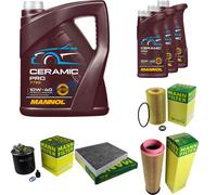 MANN Controllo set 8L MANNOL Ceramic per 10W-40 per Mercedes-Benz classe E