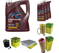 MANN Controllo set 8L MANNOL Ceramic per 10W-40 per Mercedes-Benz classe E