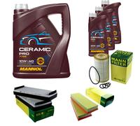 MANN Controllo set 8L MANNOL Ceramic per 10W-40 per Mercedes-Benz classe S