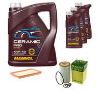 MANN Controllo Set 8L MANNOL Ceramic Pro 10W-40 Per Mercedes-Benz CLK C208