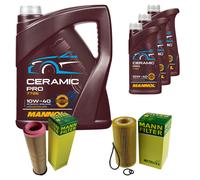 MANN Controllo Set 8L MANNOL Ceramic Pro 10W-40 Per Mercedes-Benz E-Klasse