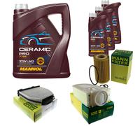 MANN Controllo Set 8L MANNOL Ceramic Pro 10W-40 Per Mercedes-Benz GLK-Klasse