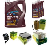 MANN Controllo Set 8L MANNOL Ceramic Pro 10W-40 Per Mercedes-Benz GLK-Klasse
