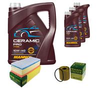 Mann Controllo Set 8L mannol Ceramica Pro 10W-40 per Peugeot Expert Kasten