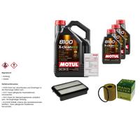 MANN Controllo set 8L MOTUL 8100 X-CLEAN EFE 5W-30 per Mitsubishi Outlander