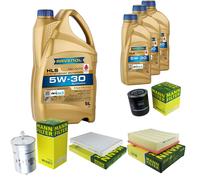 Mann Controllo Set 8L Ravenol Hls 5W-30 per Audi A6 2.4 2.8 Quattro