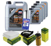 Mann Controllo Set 9 L Liqui Moly Top Tec 4210 0W-30 per BMW X3 xDrive20d