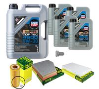 MANN Controllo Set 9 L LIQUI MOLY Top Tec 4600 5W-30 Per BMW 5er Touring