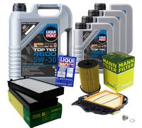 Mann Controllo Set 9 L LIQUI MOLY Top Tec 4600 5W-30 Per BMW X6 xDrive50i