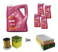 Mann Controllo Set 9 L mannol Elite 5W-40 per VW Touareg 7P5 3.6 V6
