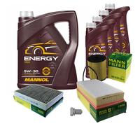 Mann Controllo Set 9 L mannol Energia 5W-30 per VW Touareg 3.6 V6 FSI 7P5