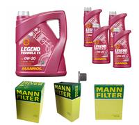 MANN Controllo Set 9 L MANNOL Legend Formula C5 0W-20 Per BMW X3 xDriveM40i