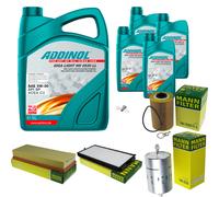 MANN Controllo Set 9L ADDINOL GIGA LIGHT MV 0530 LL 5W-30 Per Alpina B10 E34